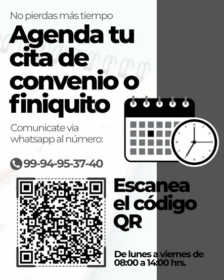 Agenda tu cita de convenio